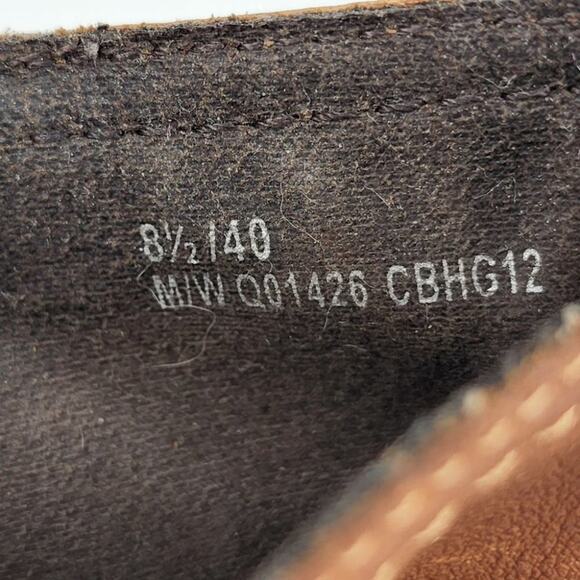 Kork-Ease Women's Brown Block Heel Pull On Leather Farah Ankle Boots Size 8.5 - Picture 6 of 8